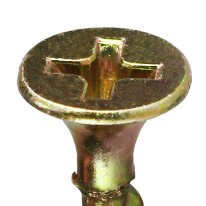 WR62 Drywall Screw, #6 x 2", Phillips/Bugle, Coarse Thread, Yellow Zinc