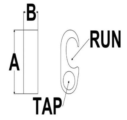 YGHP34C29 C-Tap Connector, 3/0 AWG - 250 MCM, Copper